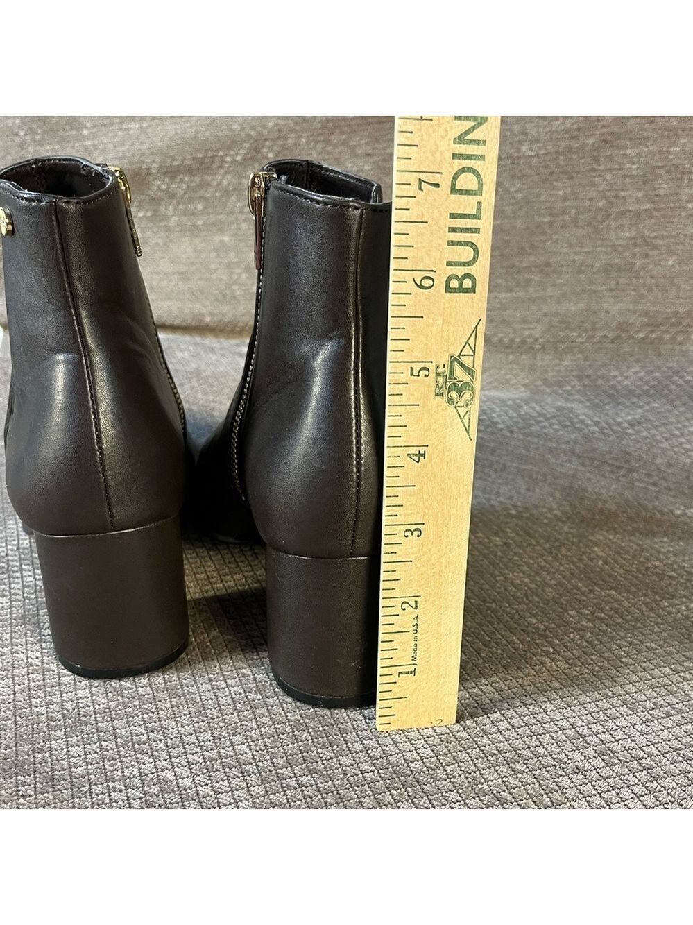 Calvin Klein Brown Fiona Women's Ankle Boot size 7 EUC - Picture 14 of 16